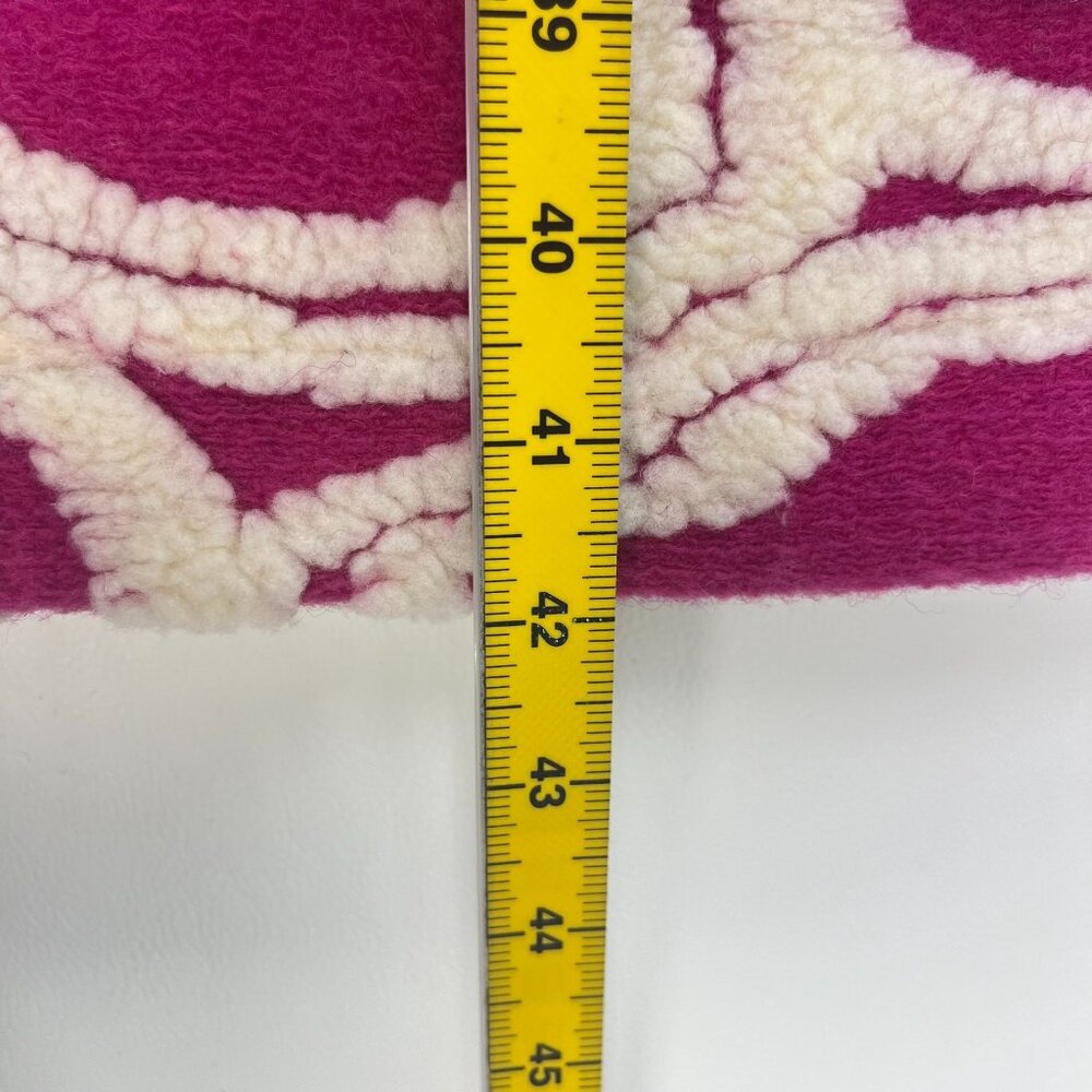 NWOT Farm Rio Wool Blend Hearts Fleece Oversized Coat Size M Multicolor - Picture 12 of 12